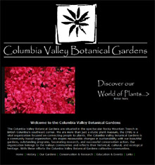 Columbia Valley new website