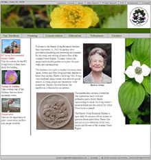 Hariet Irving educational and interactive website