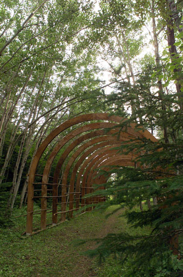 Jardin Metis - La maison longue