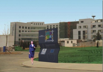 Exhibition site in Olympic Village of CAS