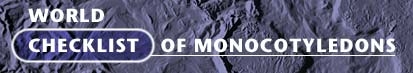 World Checklist of Monocotyledons is now online