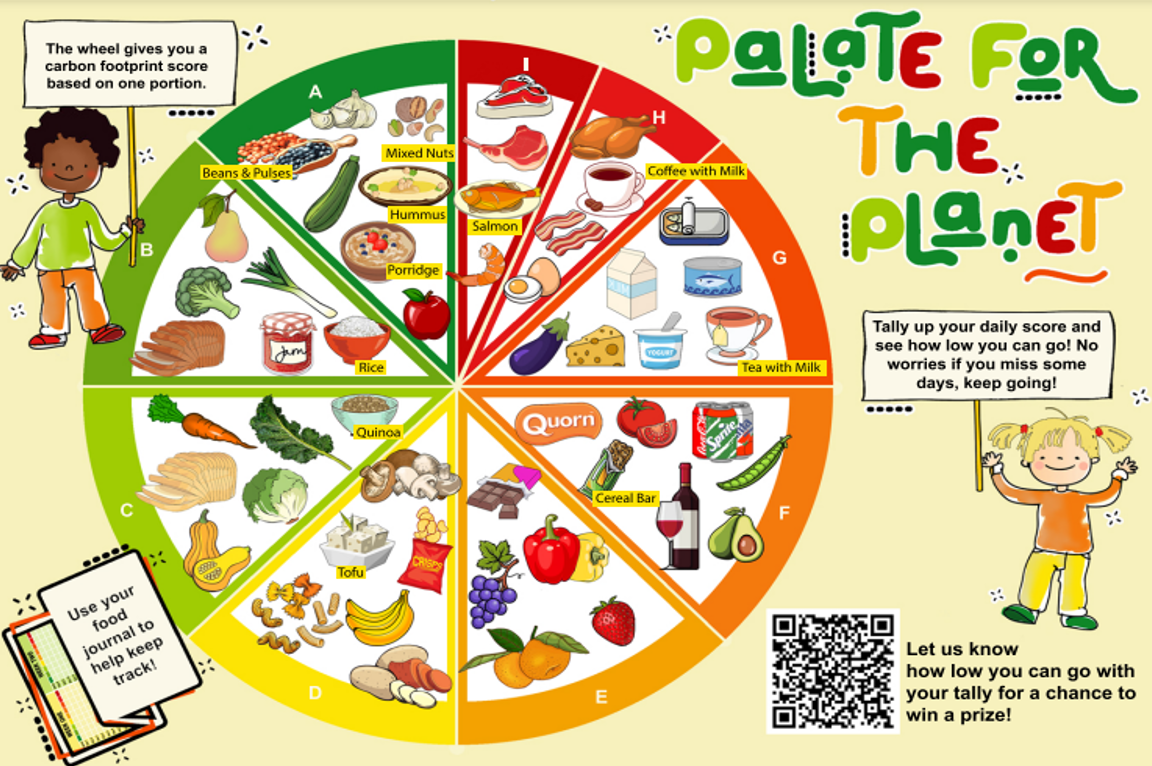 Palate for the Planet wheel - Oxford Botanic Garden