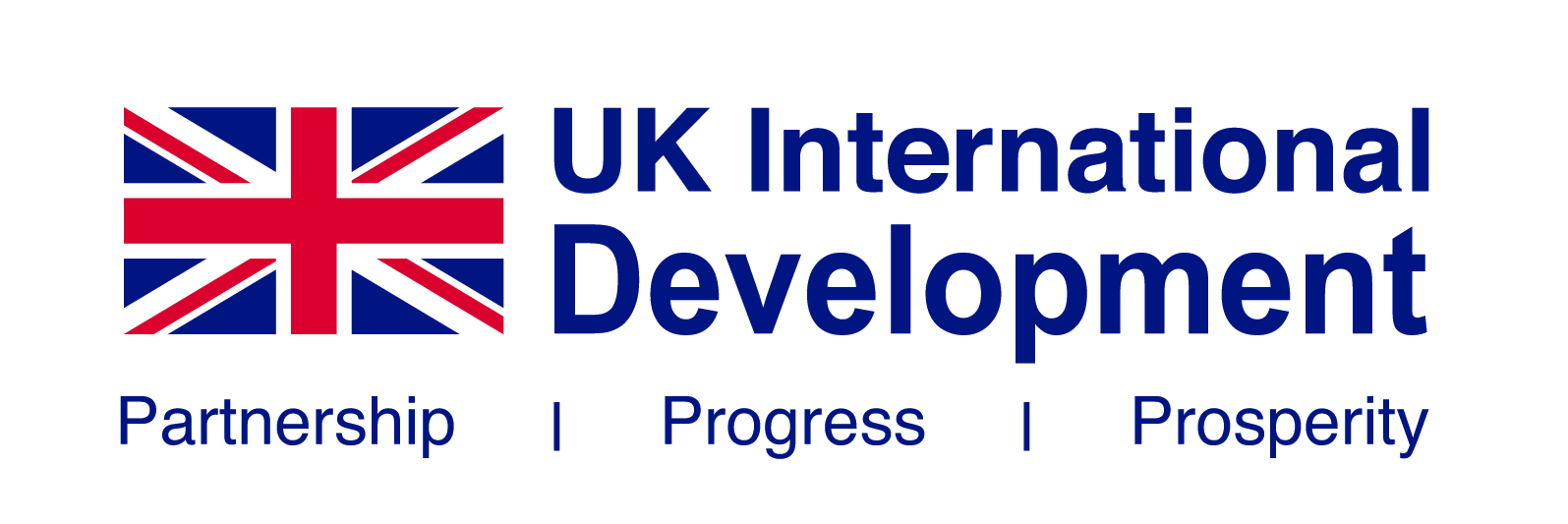  UK International Development logo - Partnership, Progress and Prosperity