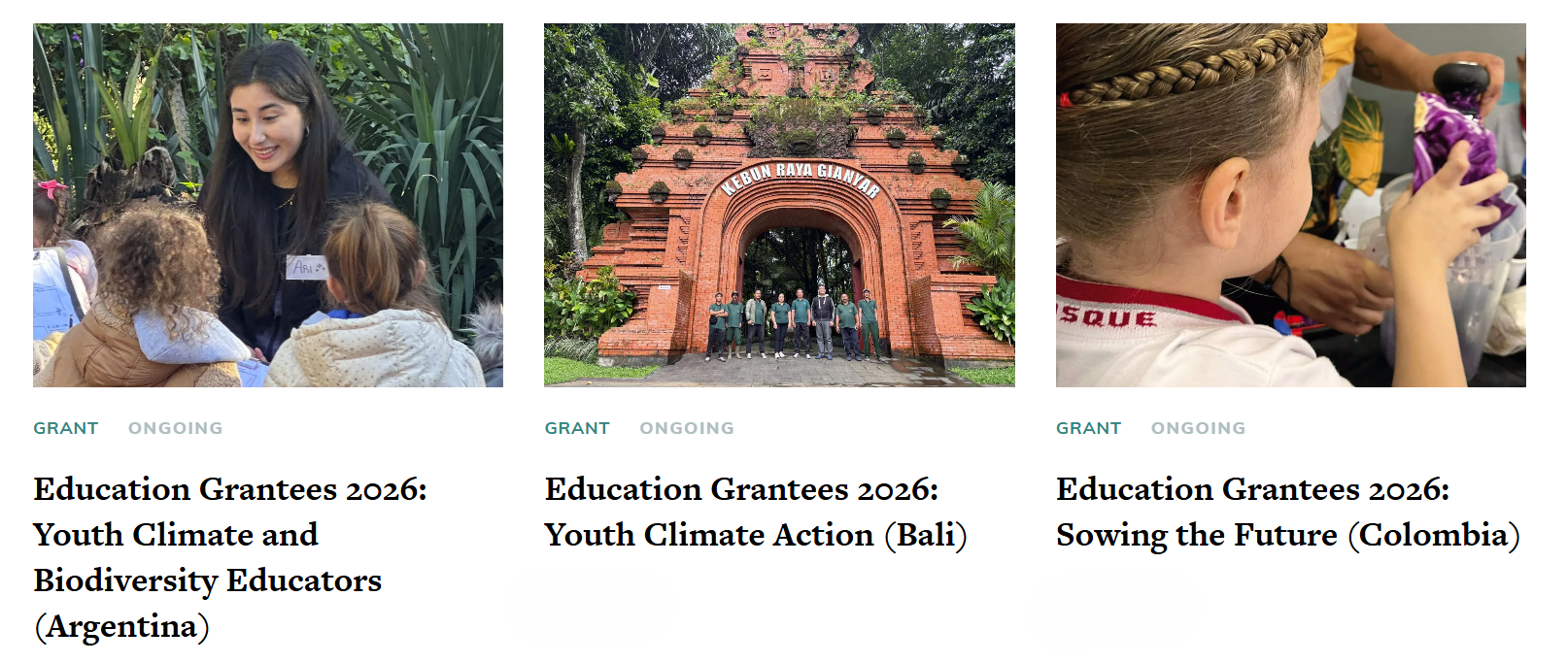 Education grantees 2026 image